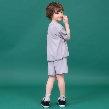 日本童裝 b・R# 運動兩件套裝 110-150cm 男童款 夏季 TOPS PANTS