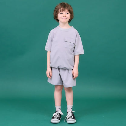 日本童裝 b・R# 運動兩件套裝 110-150cm 男童款 夏季 TOPS PANTS