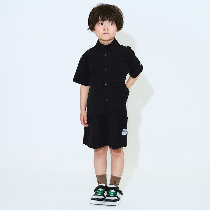 日本童裝 b・R# 水陸兩用 吸水速乾 短袖襯衫 100-150cm 男童款 TOPS OUTERWEAR 夏季 夏日玩水泳衣特輯