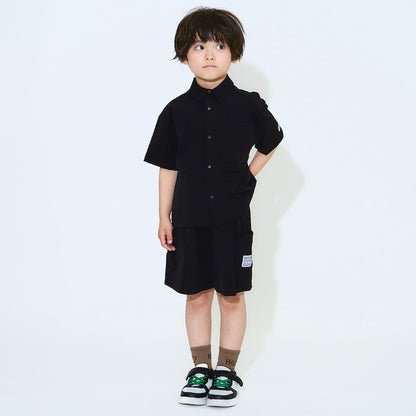 日本童裝 b・R# 水陸兩用 吸水速乾 短袖襯衫 100-150cm 男童款 TOPS OUTERWEAR 夏季 夏日玩水泳衣特輯