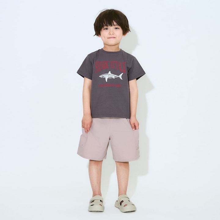 日本童裝 b・R# 水陸兩用 吸水速乾 側口袋短褲 100-150cm 男童款 PANTS 夏季 夏日玩水泳衣特輯 (副本)