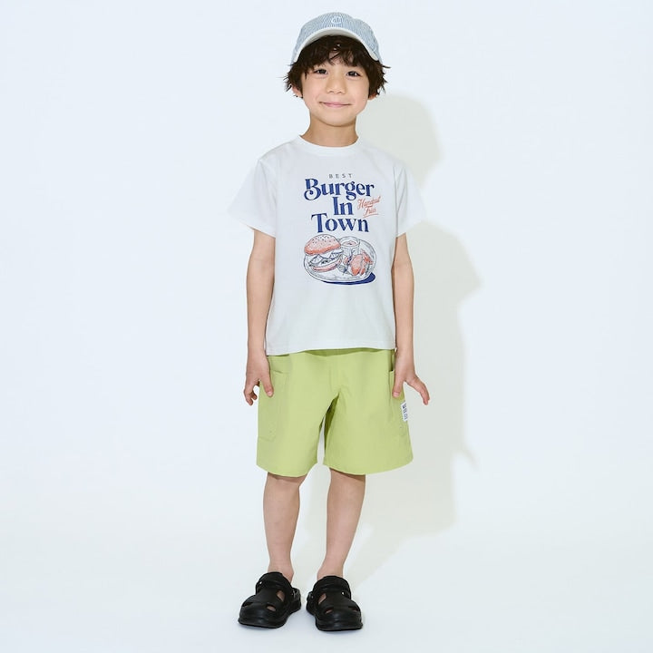日本童裝 b・R# 水陸兩用 吸水速乾 側口袋短褲 100-150cm 男童款 PANTS 夏季 夏日玩水泳衣特輯 (副本)