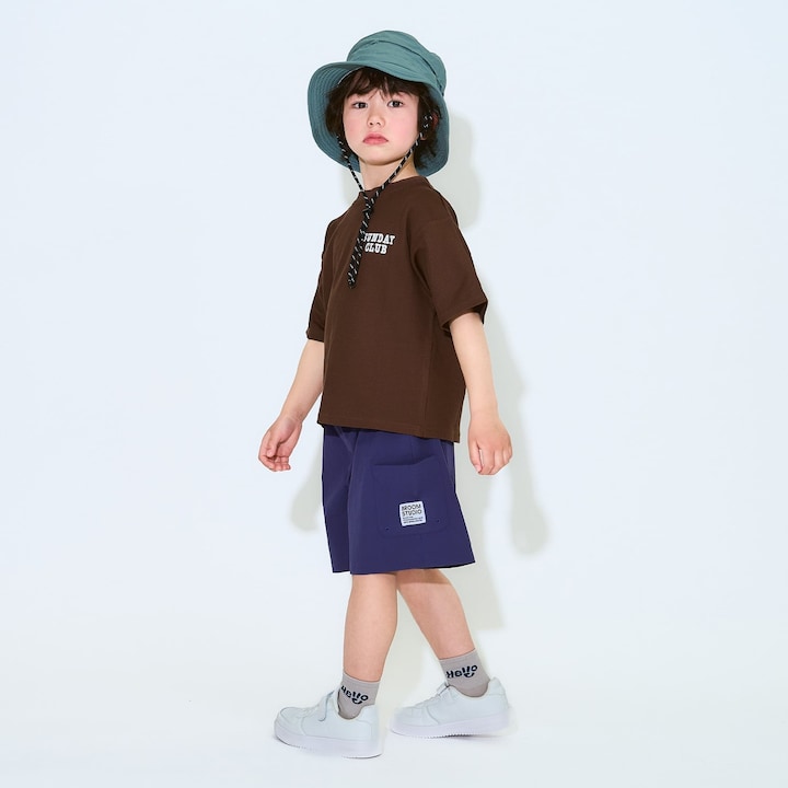 日本童裝 b・R# 水陸兩用 吸水速乾 側口袋短褲 100-150cm 男童款 PANTS 夏季 夏日玩水泳衣特輯 (副本)