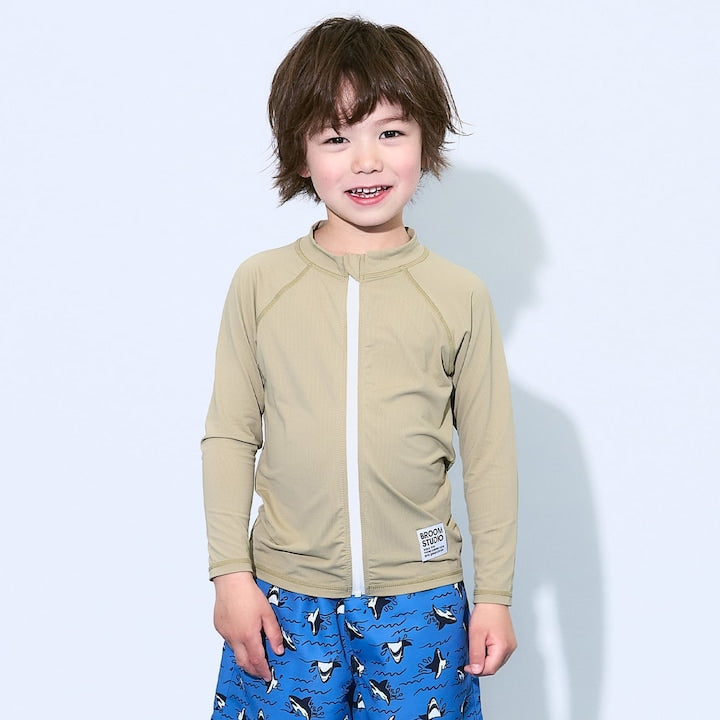 日本童裝 b・R# 泳衣外套 100-130cm 男童款 夏季 夏日玩水泳衣特輯