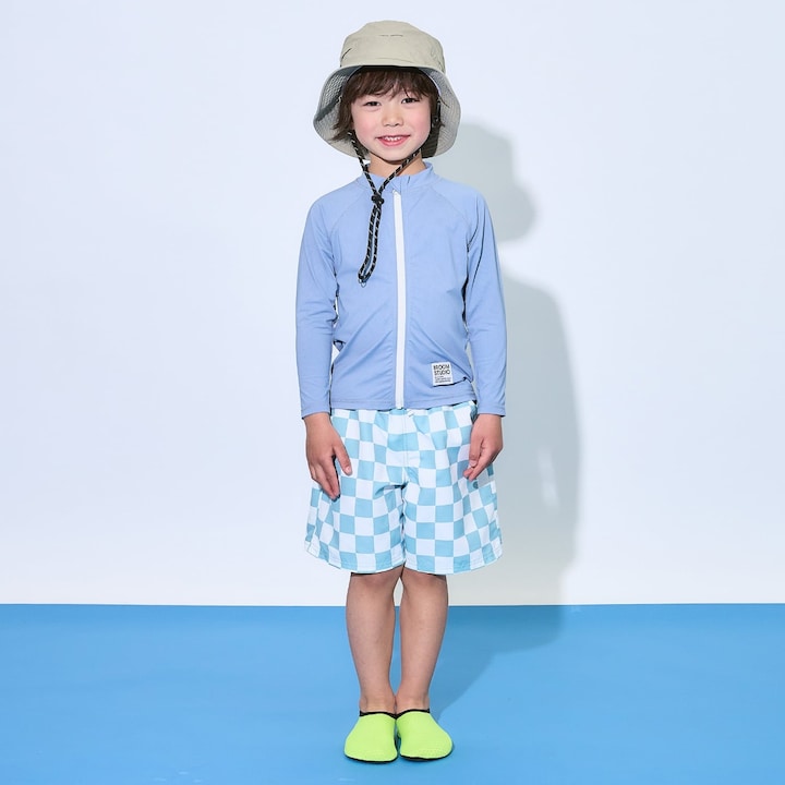 日本童裝 b・R# 泳衣外套 100-130cm 男童款 夏季 夏日玩水泳衣特輯