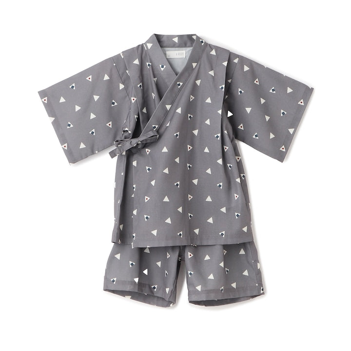 日本童裝 b・R# 接觸冷感 日本甚平 日本和服 100-130cm 男童款 夏季 TOPS PANTS 日本夏祭慶典特輯