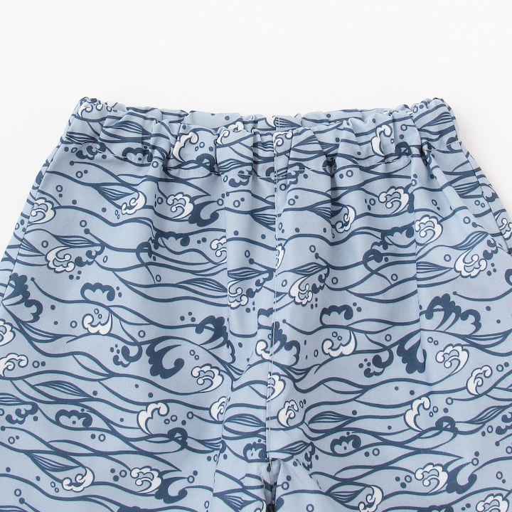 日本童裝 b・R# 接觸冷感 日本甚平 日本和服 100-130cm 男童款 夏季 TOPS PANTS 日本夏祭慶典特輯