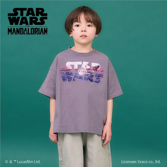 日本童裝 b・R# x STAR WARS 防UV 防污系列 吸水速乾 印花上衣 110-150cm 男童款 夏季 TOPS