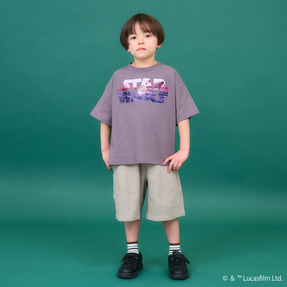 日本童裝 b・R# x STAR WARS 防UV 防污系列 吸水速乾 印花上衣 110-150cm 男童款 夏季 TOPS