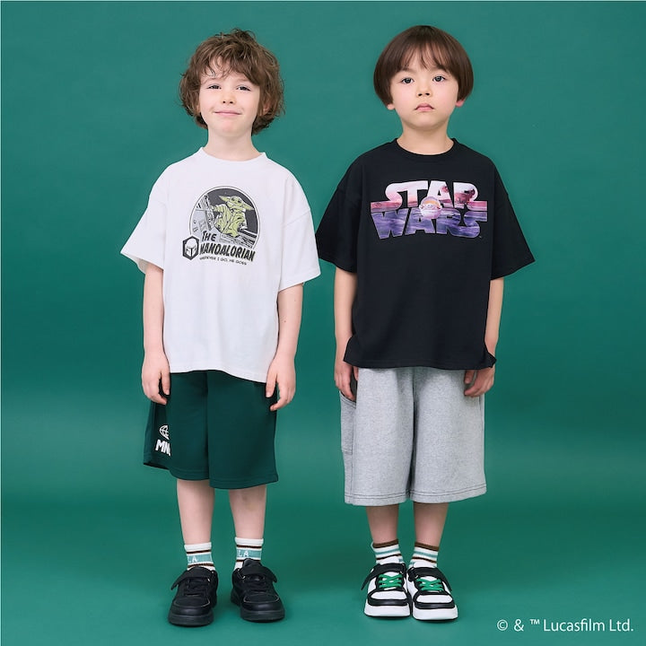 日本童裝 b・R# x STAR WARS 防UV 防污系列 吸水速乾 印花上衣 110-150cm 男童款 夏季 TOPS