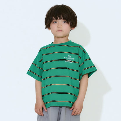 日本童裝 b・R# 間條上衣 100-150cm 男童款 夏季 TOPS