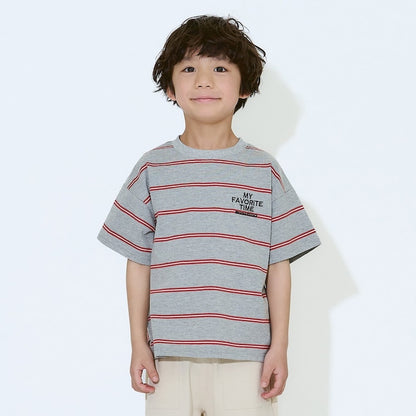 日本童裝 b・R# 間條上衣 100-150cm 男童款 夏季 TOPS