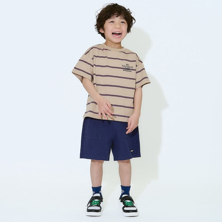 日本童裝 b・R# 間條上衣 100-150cm 男童款 夏季 TOPS