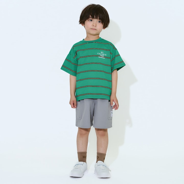 日本童裝 b・R# 間條上衣 100-150cm 男童款 夏季 TOPS