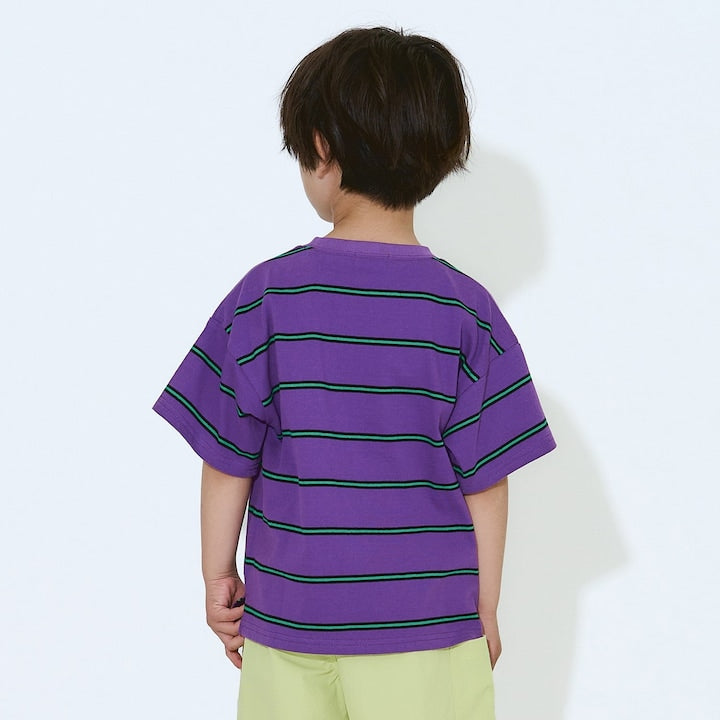 日本童裝 b・R# 間條上衣 100-150cm 男童款 夏季 TOPS