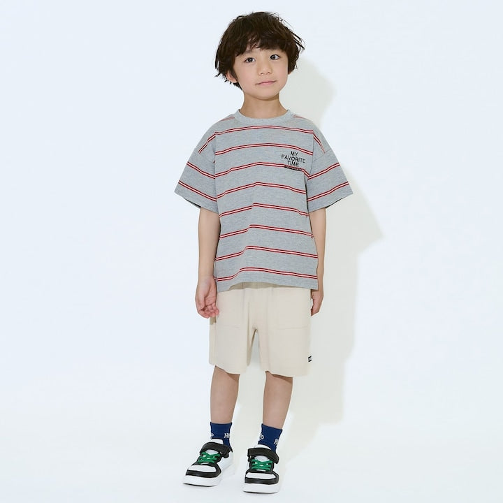 日本童裝 b・R# 間條上衣 100-150cm 男童款 夏季 TOPS