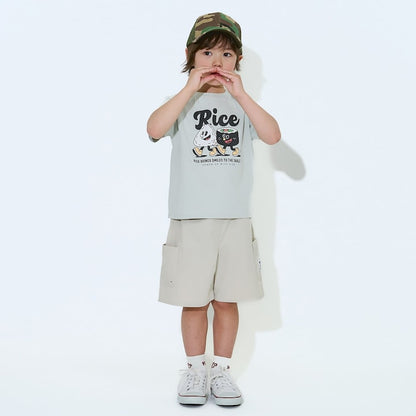 日本童裝 b・R# 防UV 防污系列 吸水速乾 印花上衣 90-150cm 男童款 夏季 TOPS