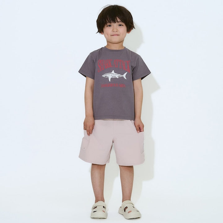 日本童裝 b・R# 防UV 防污系列 吸水速乾 印花上衣 90-150cm 男童款 夏季 TOPS