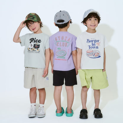 日本童裝 b・R# 防UV 防污系列 吸水速乾 印花上衣 90-150cm 男童款 夏季 TOPS