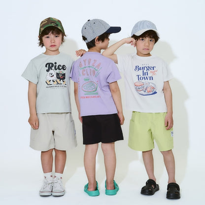 日本童裝 b・R# 防UV 防污系列 吸水速乾 印花上衣 90-150cm 男童款 夏季 TOPS