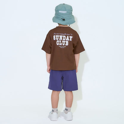 日本童裝 b・R# 防UV 防污系列 吸水速乾 印花字母上衣 100-150cm 男童款 夏季 TOPS