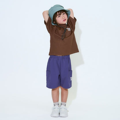 日本童裝 b・R# 防UV 防污系列 吸水速乾 印花字母上衣 100-150cm 男童款 夏季 TOPS