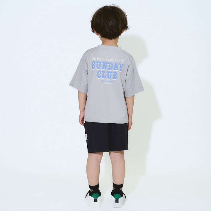 日本童裝 b・R# 防UV 防污系列 吸水速乾 印花字母上衣 100-150cm 男童款 夏季 TOPS