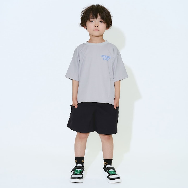 日本童裝 b・R# 防UV 防污系列 吸水速乾 印花字母上衣 100-150cm 男童款 夏季 TOPS