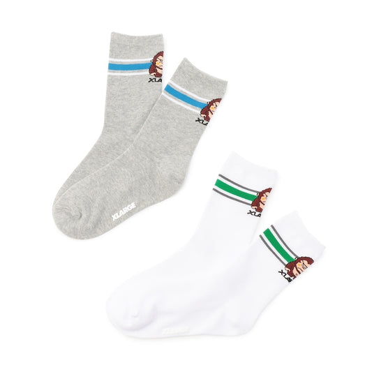 日本直送 XLARGE KIDS 襪一對 13-21cm 襪系列