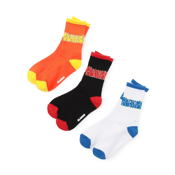 日本直送 XLARGE KIDS 襪一對 13-21cm 襪系列