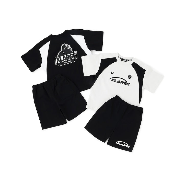 日本童裝 XLARGE KIDS 運動兩件套裝 90-140cm 男童款 夏季 TOPS PANTS