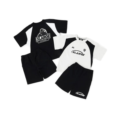 日本童裝 XLARGE KIDS 運動兩件套裝 90-140cm 男童款 夏季 TOPS PANTS