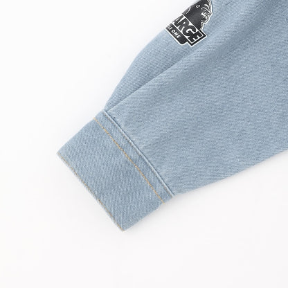 日本童裝 XLARGE KIDS 牛仔襯衫外套 110-140cm 男童款 夏季 OUTERWEAR