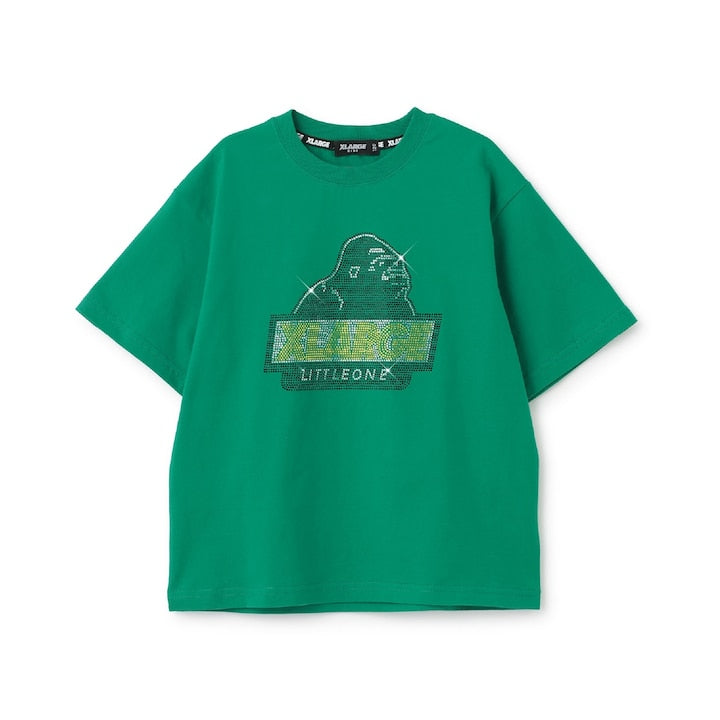 日本童裝 XLARGE KIDS 水鑽猩猩短袖上衣 90-140cm 男童款 夏季 TOPS