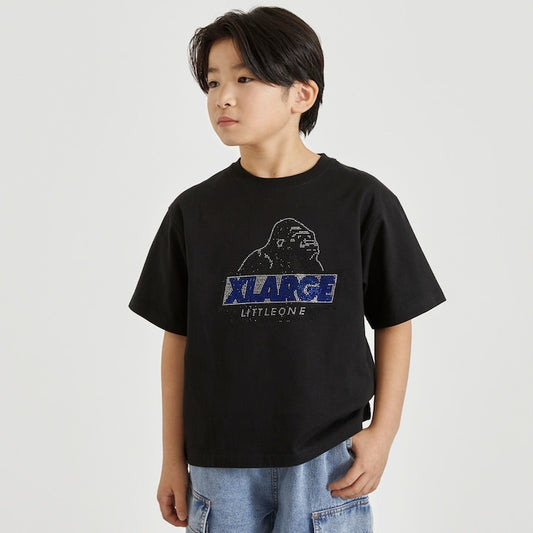 日本童裝 XLARGE KIDS 水鑽猩猩短袖上衣 90-140cm 男童款 夏季 TOPS