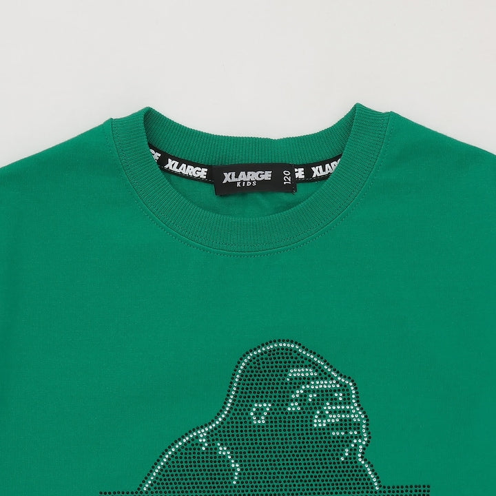 日本童裝 XLARGE KIDS 水鑽猩猩短袖上衣 90-140cm 男童款 夏季 TOPS