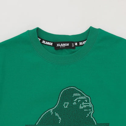 日本童裝 XLARGE KIDS 水鑽猩猩短袖上衣 90-140cm 男童款 夏季 TOPS