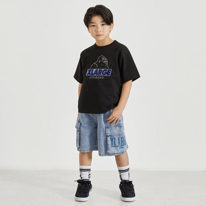 日本童裝 XLARGE KIDS 水鑽猩猩短袖上衣 90-140cm 男童款 夏季 TOPS