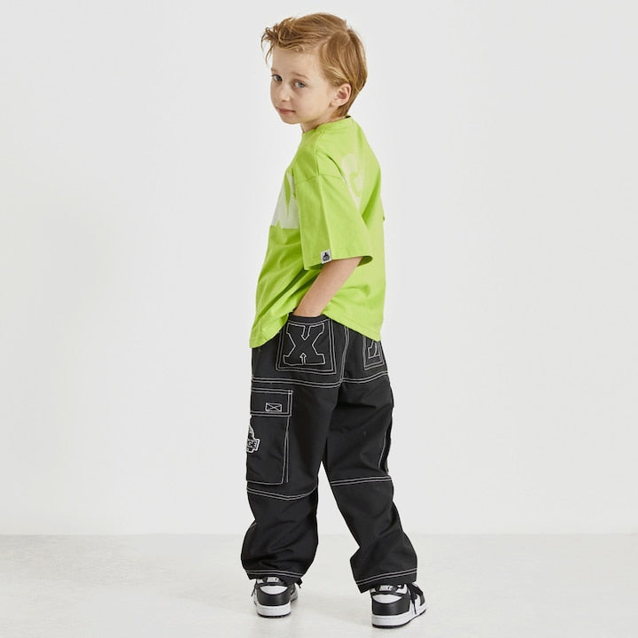 日本童裝 XLARGE KIDS 漸變印花短袖上衣 80-140cm 男童款 夏季 TOPS