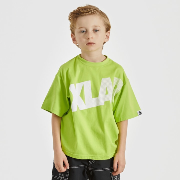 日本童裝 XLARGE KIDS 漸變印花短袖上衣 80-140cm 男童款 夏季 TOPS