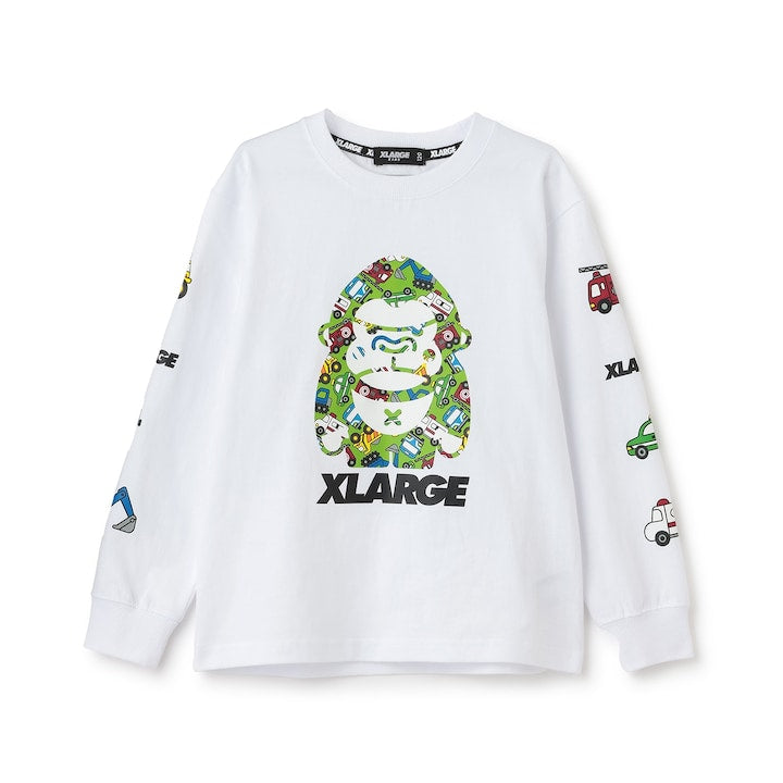 日本童裝 XLARGE KIDS 車紋大猩猩上衣 80-140cm 男童款 夏季 TOPS