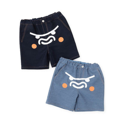 日本童裝 XLARGE KIDS 牛仔印花短褲 80-140cm 男童款 夏季 PANTS