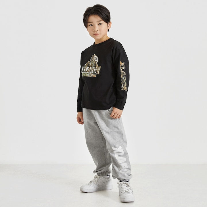 日本童裝 XLARGE KIDS 漸變LOGO長褲 80-140cm 男童款 夏季 PANTS