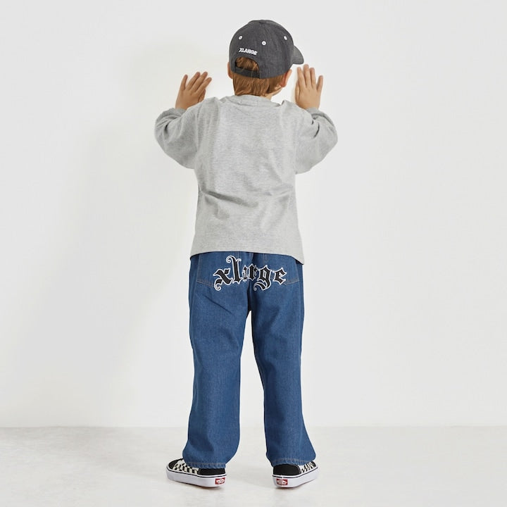 日本童裝 XLARGE KIDS 牛仔長褲 90-140cm 男童款 夏季 PANTS