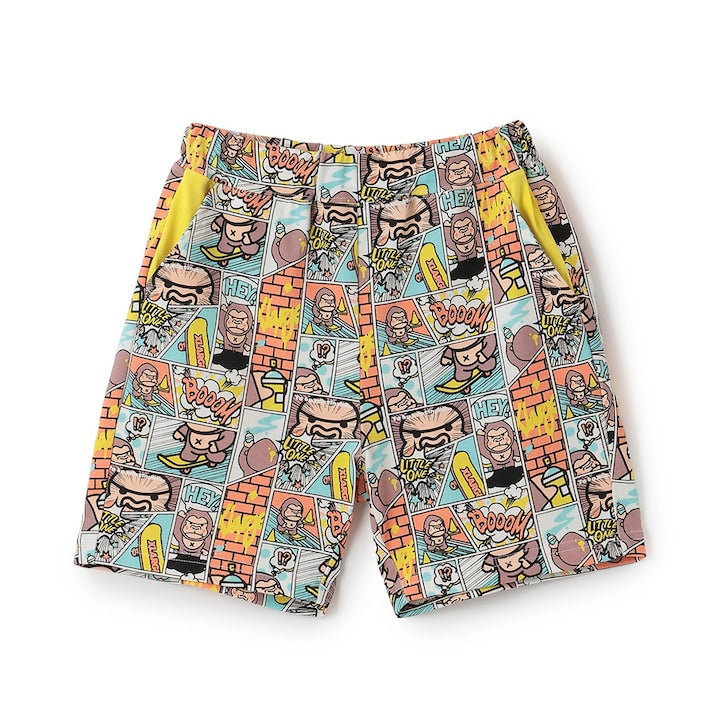 日本童裝 XLARGE KIDS 漫畫大猩猩短褲 80-140cm 男童款 夏季 PANTS