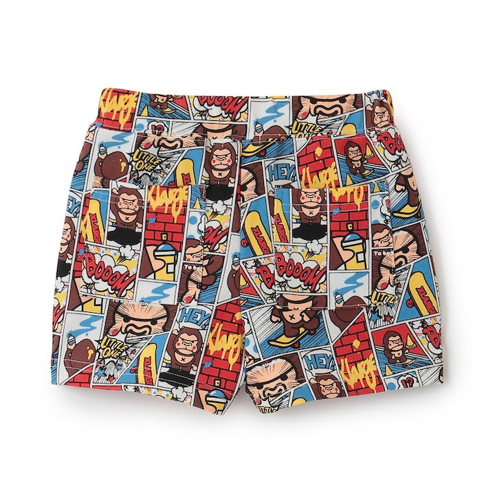 日本童裝 XLARGE KIDS 漫畫大猩猩短褲 80-140cm 男童款 夏季 PANTS