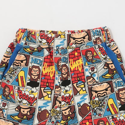 日本童裝 XLARGE KIDS 漫畫大猩猩短褲 80-140cm 男童款 夏季 PANTS