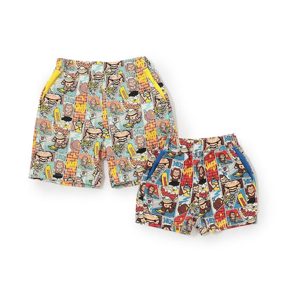 日本童裝 XLARGE KIDS 漫畫大猩猩短褲 80-140cm 男童款 夏季 PANTS