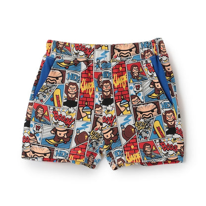 日本童裝 XLARGE KIDS 漫畫大猩猩短褲 80-140cm 男童款 夏季 PANTS