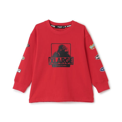 日本童裝 XLARGE KIDS 袖子LOGO徽章印花上衣 80-140cm 男童款 夏季 TOPS